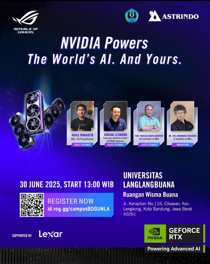 NVIDIA Powers : The World's AI. And Yours.