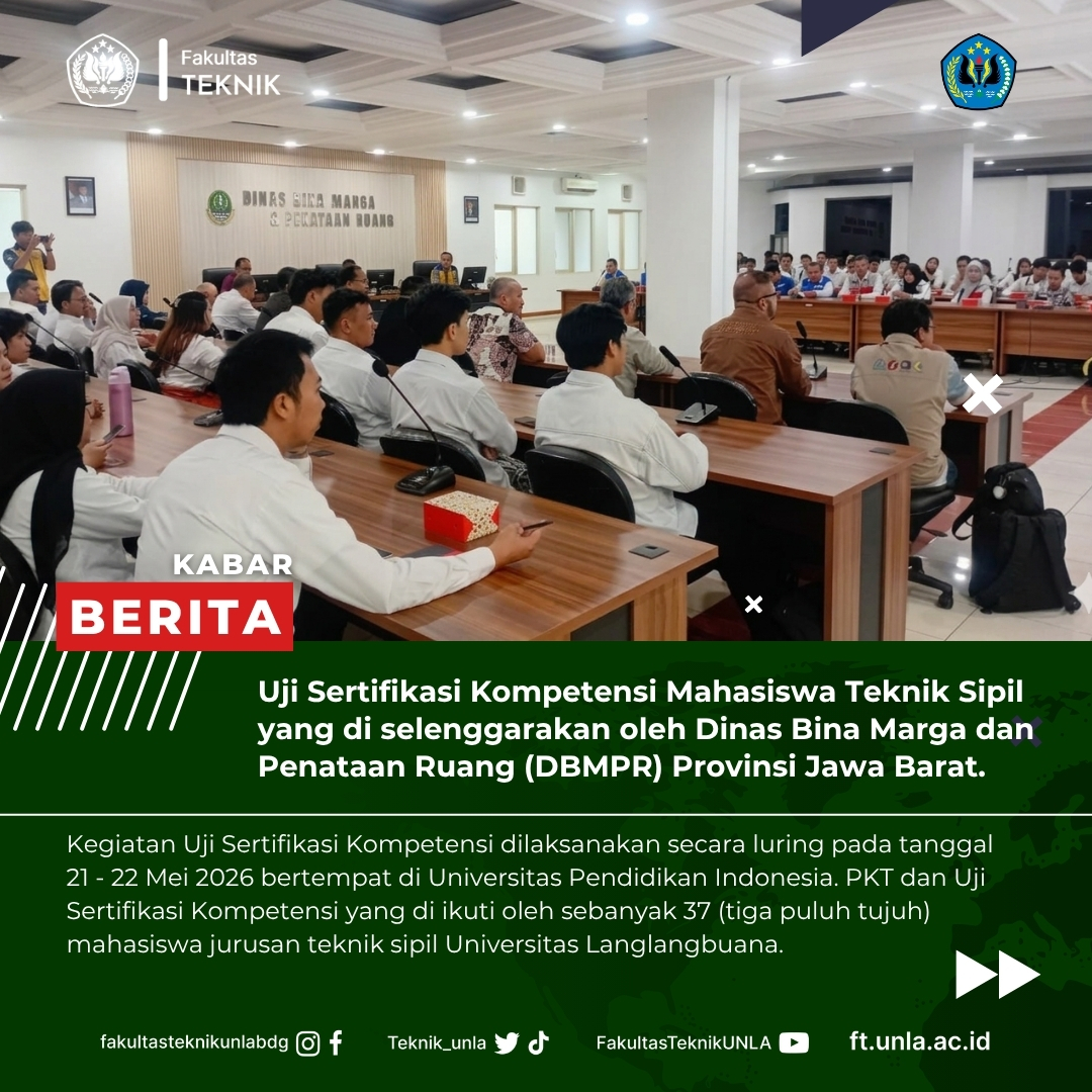Uji Sertifikasi Kompetensi Mahasiswa Teknik Sipil