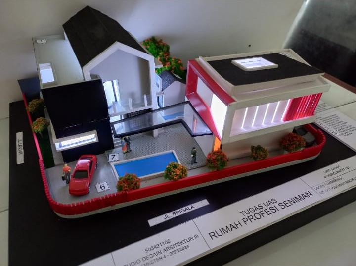 MAKET RUMAH PROFESI SENIMAN